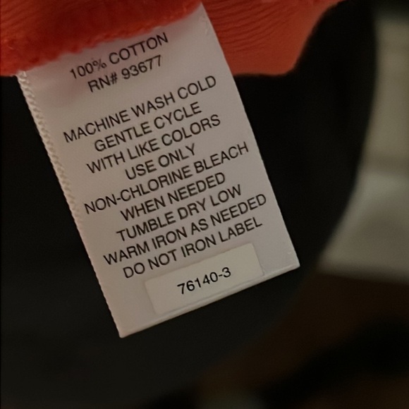 Liz Claiborne orange shortsleeve women’s shirt casual top Small​ - Picture 7 of 8